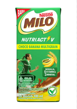 MILO UHT NUTRIACTIV BANANA 36 X 180 ML
